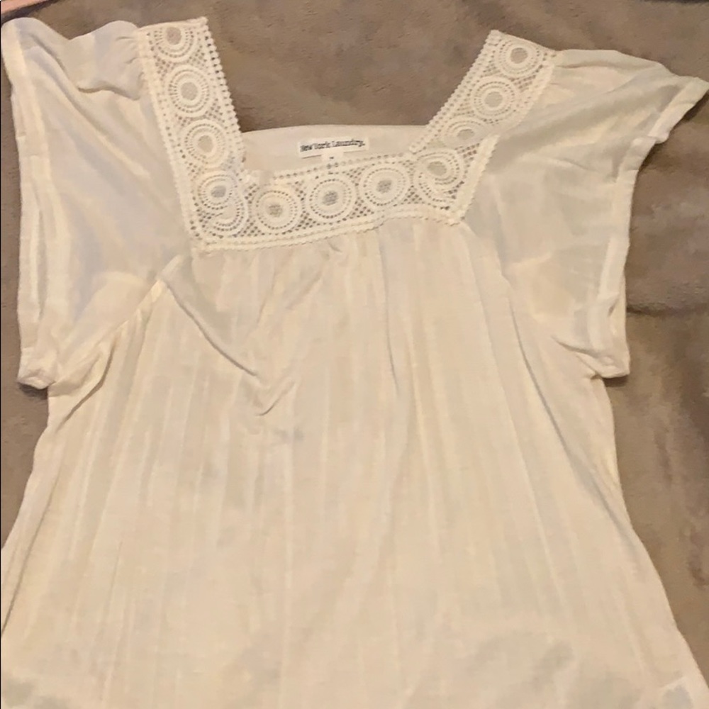 Square neck style shirt